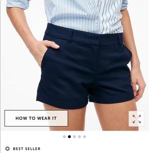 J.Crew Factory Navy Chino Shorts